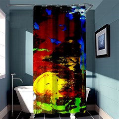 Balboa   Islnd On A Snd 5 Shower Curtain 36  X 72  (stall)  by bestdesignintheworld