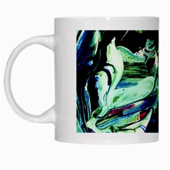 Cabin In The Mountain 4 White Mugs by bestdesignintheworld