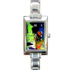 I Wonder 1 Rectangle Italian Charm Watch by bestdesignintheworld