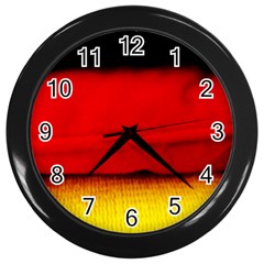 Colors And Fabrics 7 Wall Clock (black) by bestdesignintheworld