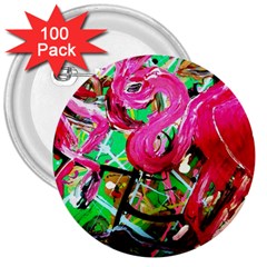 Flamingo   Child Of Dawn 9 3  Buttons (100 Pack)  by bestdesignintheworld