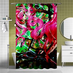 Flamingo   Child Of Dawn 9 Shower Curtain 48  X 72  (small)  by bestdesignintheworld