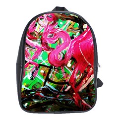 Flamingo   Child Of Dawn 9 School Bag (xl) by bestdesignintheworld