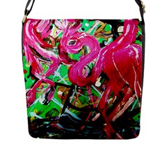 Flamingo   Child Of Dawn 9 Flap Closure Messenger Bag (l) by bestdesignintheworld