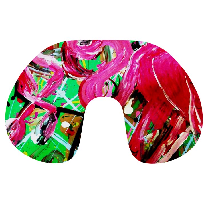 Flamingo   Child Of Dawn 9 Travel Neck Pillow