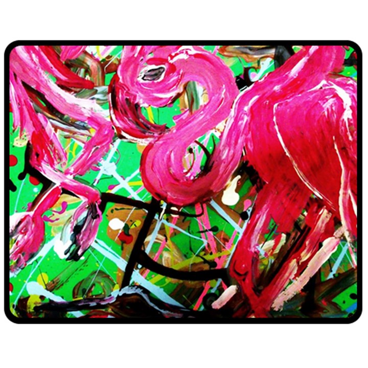 Flamingo   Child Of Dawn 9 Double Sided Fleece Blanket (Medium) 