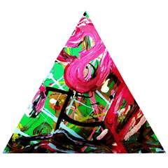 Flamingo   Child Of Dawn 9 Wooden Puzzle Triangle