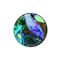 Lilac And Lillies 1 Hat Clip Ball Marker (4 Pack) by bestdesignintheworld