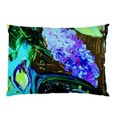 Lilac And Lillies 1 Pillow Case by bestdesignintheworld