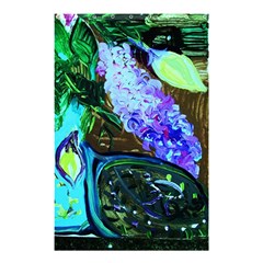 Lilac And Lillies 1 Shower Curtain 48  X 72  (small)  by bestdesignintheworld