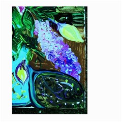 Lilac And Lillies 1 Large Garden Flag (two Sides) by bestdesignintheworld