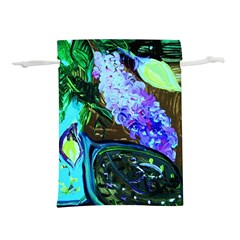 Lilac And Lillies 1 Lightweight Drawstring Pouch (m) by bestdesignintheworld