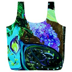 Lilac And Lillies 1 Full Print Recycle Bag (xxl)