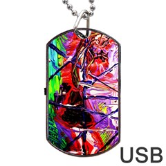 Depression 6 Dog Tag Usb Flash (two Sides) by bestdesignintheworld