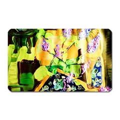 Lilac On A Counter Top 1 Magnet (rectangular) by bestdesignintheworld