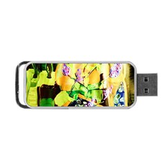 Lilac On A Counter Top 1 Portable Usb Flash (two Sides) by bestdesignintheworld