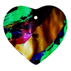 Global Warming 9 Ornament (heart) by bestdesignintheworld