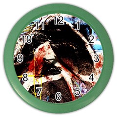 Egg In The Duck 4 Color Wall Clock