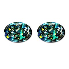 Brain Reflections 1 Cufflinks (oval) by bestdesignintheworld