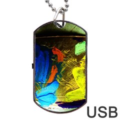 I Wonder 1 Dog Tag Usb Flash (one Side) by bestdesignintheworld