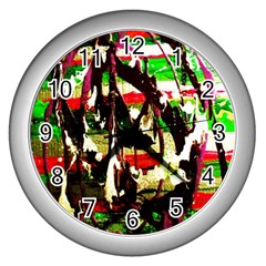 Easter 1 Wall Clock (silver) by bestdesignintheworld