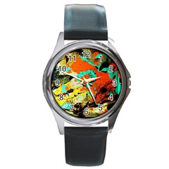 Fragrance Of Kenia 1 Round Metal Watch by bestdesignintheworld