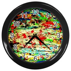 Width 2 Wall Clock (black) by bestdesignintheworld