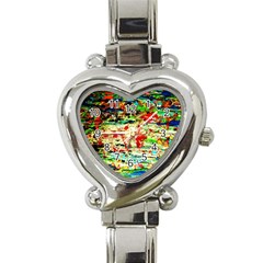 Width 2 Heart Italian Charm Watch by bestdesignintheworld