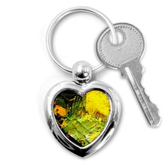 Yellow Chik 5 Key Chain (heart) by bestdesignintheworld