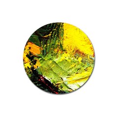 Yellow Chik 5 Magnet 3  (round) by bestdesignintheworld