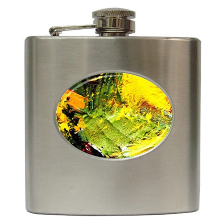 Yellow Chik 5 Hip Flask (6 oz)