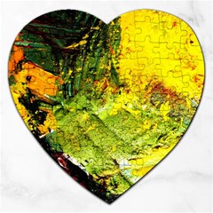 Yellow Chik 5 Jigsaw Puzzle (heart)