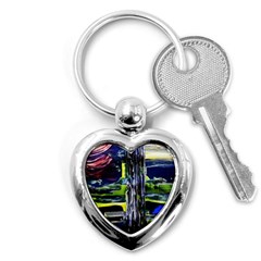 Between Two Moons 7 Key Chain (heart)