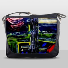 Between Two Moons 7 Messenger Bag by bestdesignintheworld