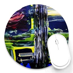 Between Two Moons 7 Round Mousepads by bestdesignintheworld