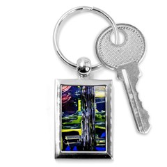 Between Two Moons 7 Key Chain (rectangle) by bestdesignintheworld