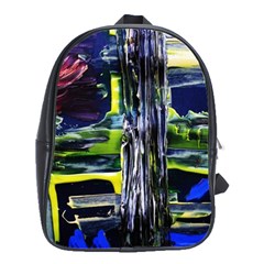 Between Two Moons 7 School Bag (large) by bestdesignintheworld