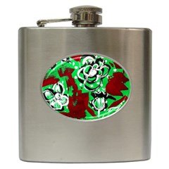 Plants And Flowers 1 1 Hip Flask (6 Oz)