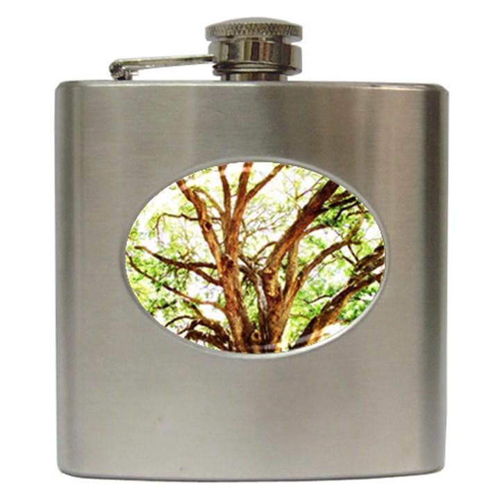 Hot Day In Dallas 14 Hip Flask (6 oz)