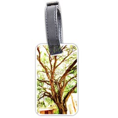 Hot Day In Dallas 14 Luggage Tag (one Side) by bestdesignintheworld