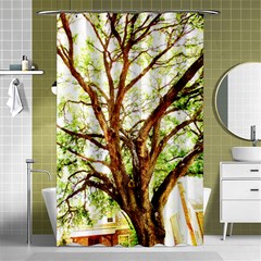 Hot Day In Dallas 14 Shower Curtain 48  X 72  (small)  by bestdesignintheworld