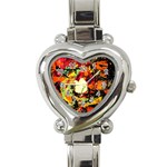 City 1 1 Heart Italian Charm Watch Front