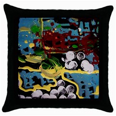 York 1 4 Throw Pillow Case (black) by bestdesignintheworld