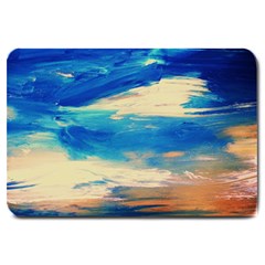 Skydiving 1 1 Large Doormat  by bestdesignintheworld