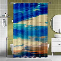 Skydiving 1 1 Shower Curtain 48  X 72  (small)  by bestdesignintheworld