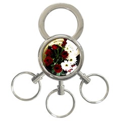 Roses 1 2 3-ring Key Chain by bestdesignintheworld