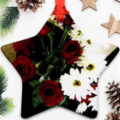 Roses 1 2 Star Ornament (two Sides) by bestdesignintheworld