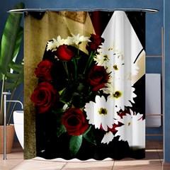 Roses 1 2 Shower Curtain 60  X 72  (medium)  by bestdesignintheworld