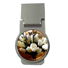 Tulips 1 3 Money Clips (round)  by bestdesignintheworld