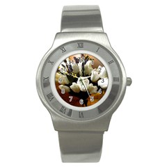 Tulips 1 3 Stainless Steel Watch by bestdesignintheworld